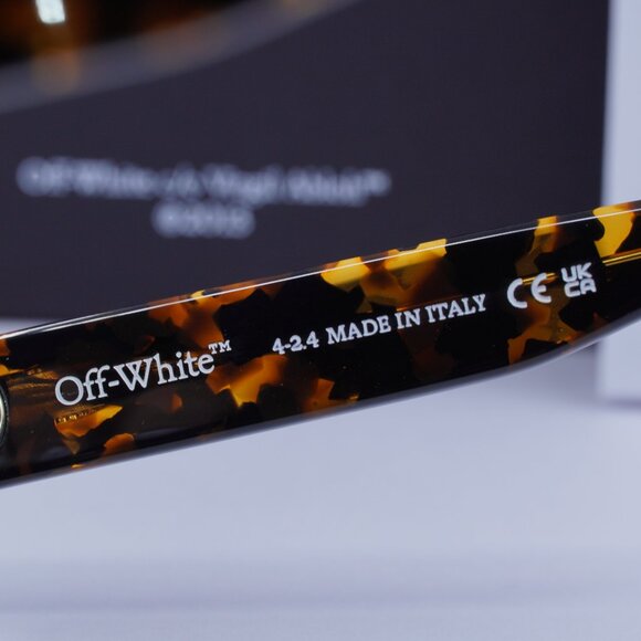 Final Price! Off-White OERI135 MIRAMAR 6055 Havana/Green Sunglasses main image 8